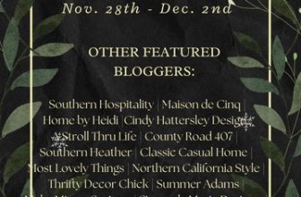 Our Festive Christmas Dwelling Room 2022 Vacation House Excursions! | Thrifty Decor Chick