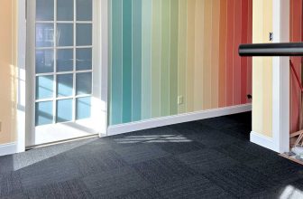 House Fitness center FLOR Carpet Tiles Put in!