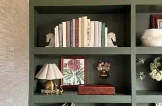 Office Makeover Phase One: Wallpaper and Paint | Thrifty Decor Chick