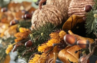 Getting Out of My Comfort Zone: Our Woodland Fall Mantel! | Thrifty Decor Chick