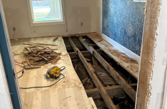 Walk-In Closet & Laundry Room: The Work Has Begun! (Plus, Should I Put Tile In The Laundry Area?)