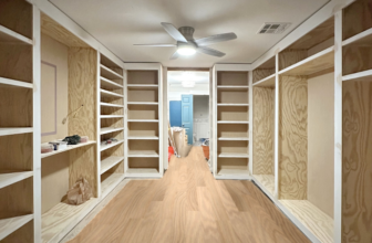 My Walk-In Closet, Week Three Progress (Plus, Flooring Options Using The Bona Flooring Visualizer On My Closet Pictures)