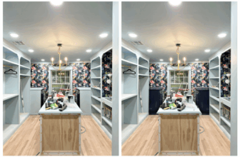 The Finished Washer/Dryer Cabinets And Window Wall