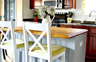 How to Move a Microwave to a Kitchen Island | Thrifty Decor Chick