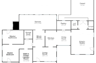 The Potential For A Third Bathroom (And A Second Full Bathroom)