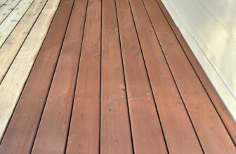 Sealing My Cedar Porch With Pine Tar And Linseed Oil
