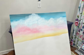 My Attempt At A Huge Landscape Painting For The Dining Room