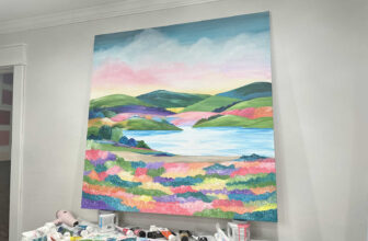 My Finished Landscape Painting For The Dining Room (Plus Framing Options)
