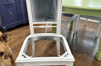 Painted Dining Chairs & Dining Table Orientation